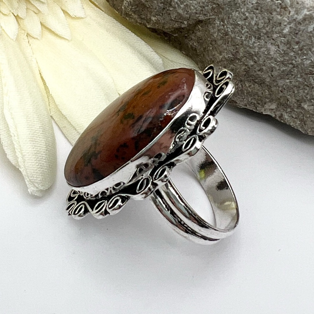 MAHOGANY OBSIDIAN RING - Picture 3 of 8